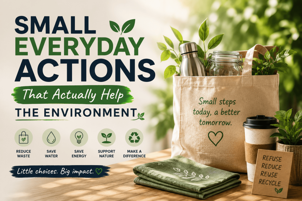 Small Everyday Actions That Actually Help the Environment
